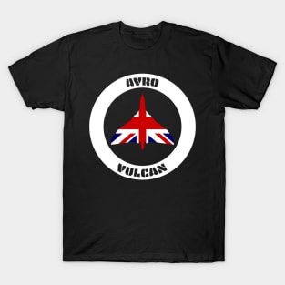 Avro Vulcan Bomber and Union Jack T-Shirt